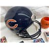 Image 13 : COLLECTION OF SPORTS MEMORABILIA, INCLUDING TWO MINIATURE HELMETS AND NUMEROUS TRADING CARDS