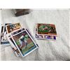 Image 8 : COLLECTION OF SPORTS MEMORABILIA, INCLUDING TWO MINIATURE HELMETS AND NUMEROUS TRADING CARDS
