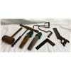 Image 1 : COLLECTION OF ANTIQUE WOODWORKING AND GENERAL HAND TOOLS