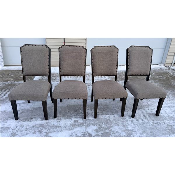 SET OF FOUR SIGNATURE DESIGN BY ASHLEY ROKANE DINING CHAIRS