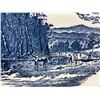 Image 18 : COLLECTION OF VINTAGE ROYAL CHINA CURRIER & IVES BLUE AND WHITE DINNERWARE