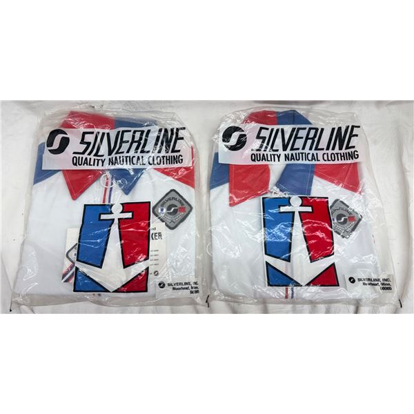 PAIR OF VINTAGE "SILVERLINE" NAUTICAL SUNWARD WINDBREAKER JACKET - NEW, IN PACKAGING