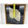 Image 13 : ANTIQUE FRAMED CHILD'S BONNET MADE OF FINE HAND-EMBROIDERED NET LACE