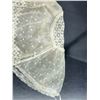 Image 5 : ANTIQUE FRAMED CHILD'S BONNET MADE OF FINE HAND-EMBROIDERED NET LACE