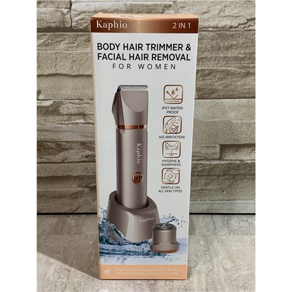 Kaphio Body Hair Trimmer & Facial Hair Removal for Women