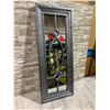 Image 1 : Decorative Grey Wall Mirror 44.5in x 18in
