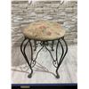 Image 7 : Decorative Floral Cushion Stool
