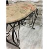 Image 8 : Decorative Floral Cushion Stool