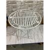 Image 3 : Metal Round Folding Table 27.5Inches