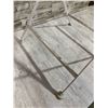 Image 4 : Metal Round Folding Table 27.5Inches