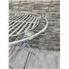 Image 6 : Metal Round Folding Table 27.5Inches