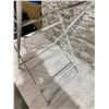 Image 7 : Metal Round Folding Table 27.5Inches