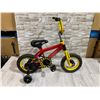 Image 1 : Tonka X12 Kids Bike with Training Wheels