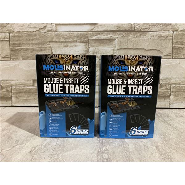 Lot of 2 Mousinator Mouse & Insect Glue Traps
