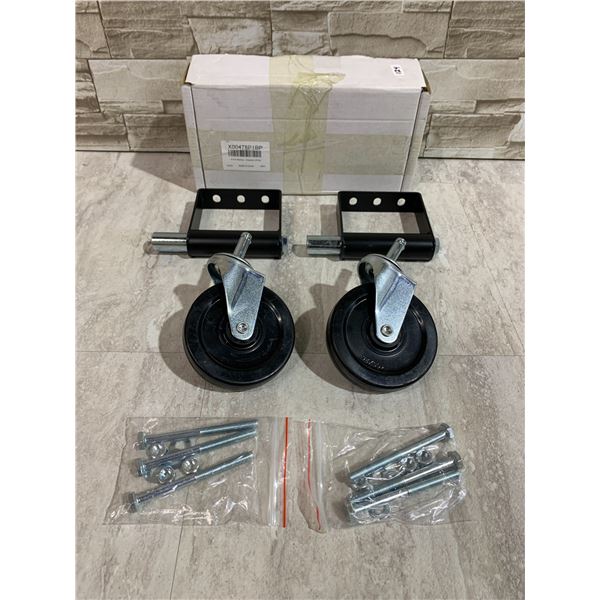 4 Inch Spring Loaded Heave Duty Gate Wheel 2 Pack