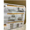 Image 3 : 4 Teir Plastic Cabinet White Colour