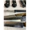 Image 3 : Lot of 10 Assorted Kitchen Knives - Japanese & US Quality