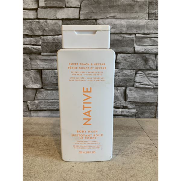 Native Body Wash Sweet Peach & Nectar 532ml
