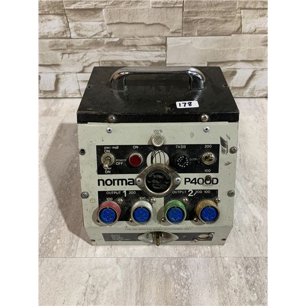 Norman P400D Power Pack for Studio Strobe Lighting