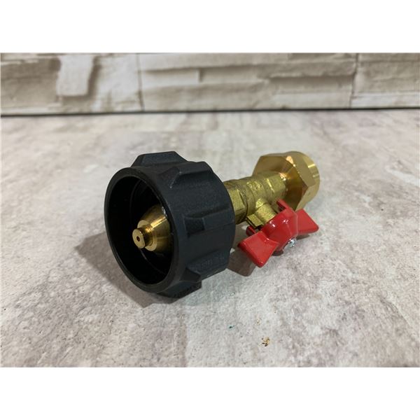 Propane Refill Elbow Adapter With Control Valve