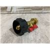 Image 1 : Propane Refill Elbow Adapter With Control Valve