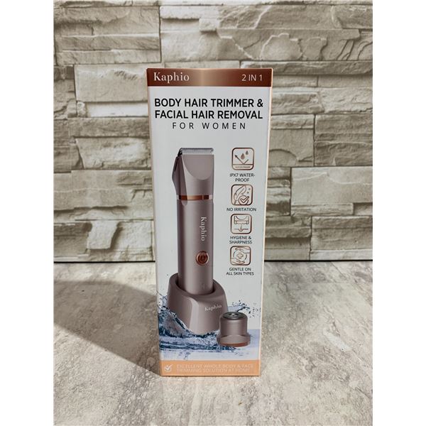 Kaphio Body Hair Trimmer & Facial Hair Removal for Women