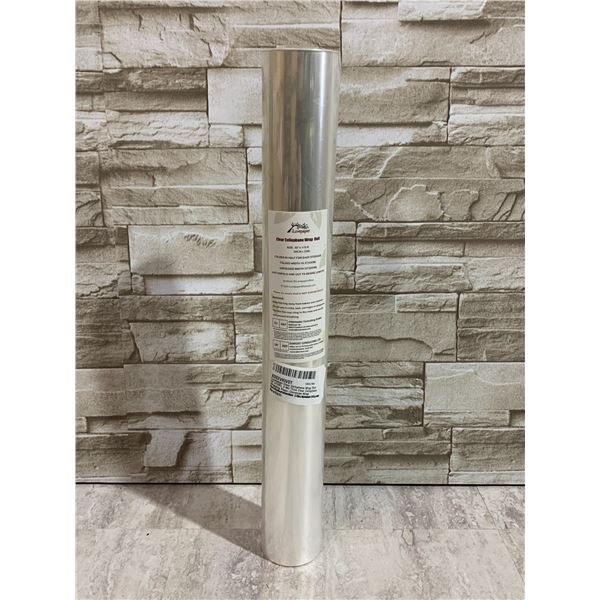 Clear Cellophane Wrap Size 33" x 115ft