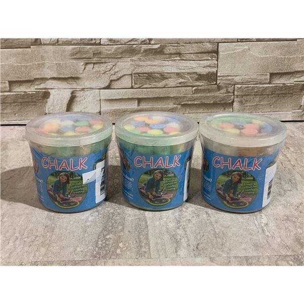 Lot of 3 Sidewalk Chalk