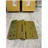 Image 5 : Lot of 6 Soss Full Mortise Steel Spring Hinges