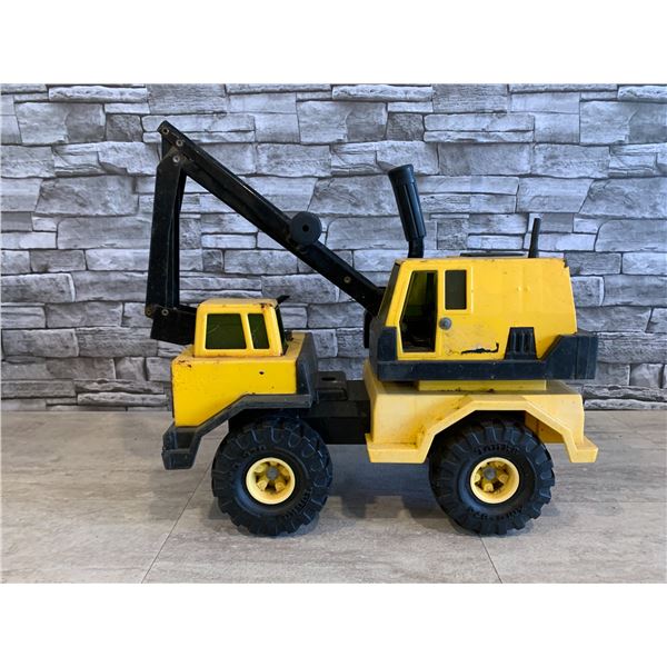 Vintage Tonka Mighty Shovel Backhoe Excavator Truck 16" Long