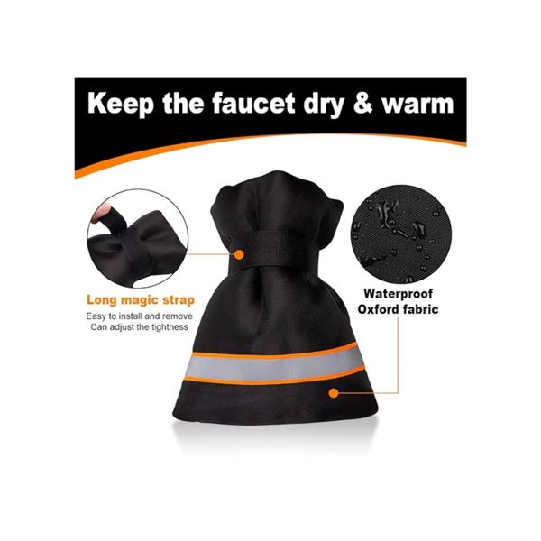 Pack of 2 Outdoor Faucet Covers - Insulators