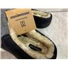 Image 5 : Men's Furry Wool Blend Slippers - Size 9 - 10