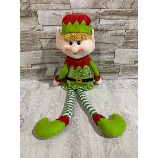 Stuffed Christmas Elf Ornament