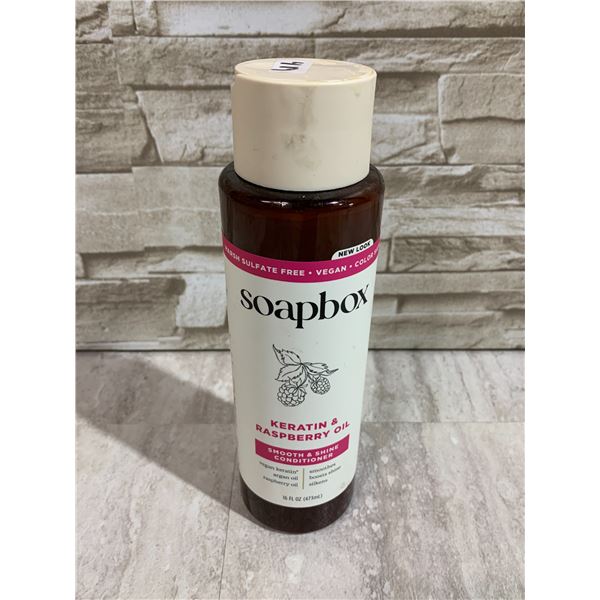 Soapbox Keratin & Raspberry Oil - Smooth & Shine Conditioner - 16oz