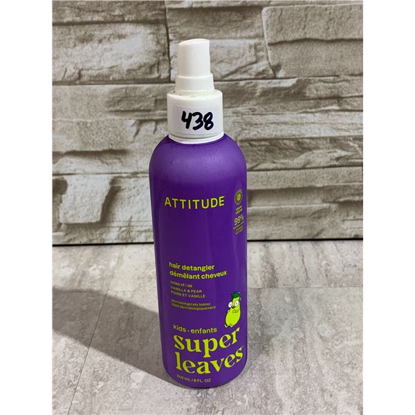Attitude Super Leaves - Kids Hair Detangler - Vanilla & Pear