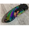 Image 7 : Rainbow Titanium-Style Folding Pocket Knife (Handle Will Need Repair)