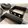 Image 3 : 4 Inch Spring Loaded Gate Caster - Heavy Duty Gate Wheel w/ Universal Mounting Plate