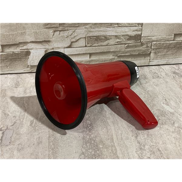 Red Megaphone w/ Siren