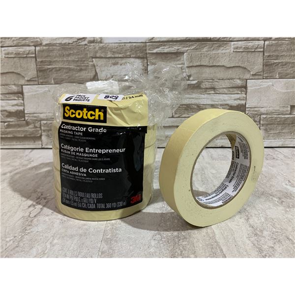 Pack of 5 Scotch Contractor Grade Masking Tape