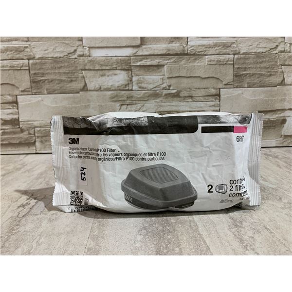 Pack of 2 3M  Organic Vapor Cartridge P/100 Filter 60921