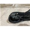 Image 4 : 6 Foot Extension Cord Black