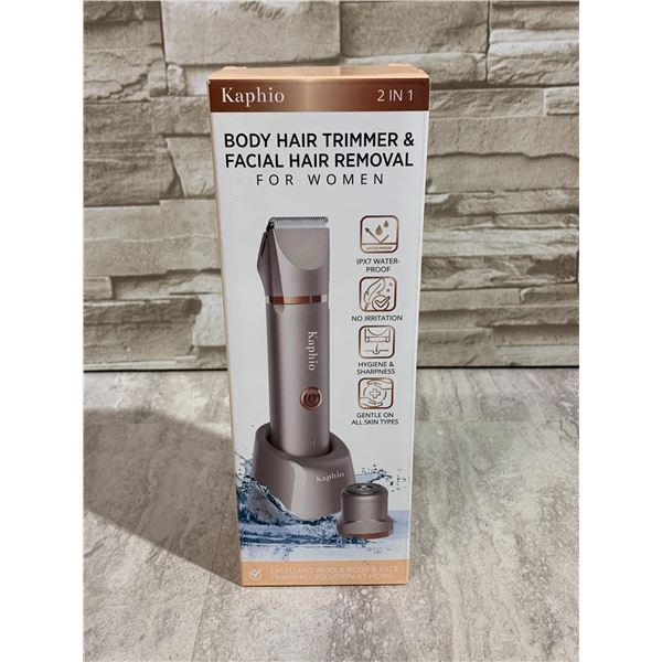Kaphio Body Hair Trimmer & Facial Hair Removal for Women