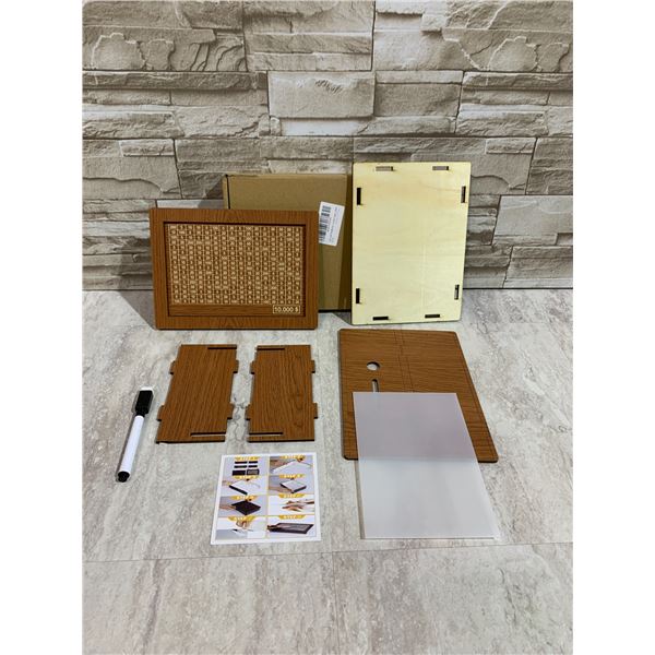 Cash Vault Wooden Savings With Counter
