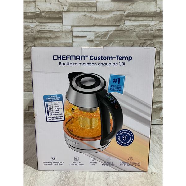 Chefman Custom -Temp Keep Warm Function and Removeable Tea Infuser