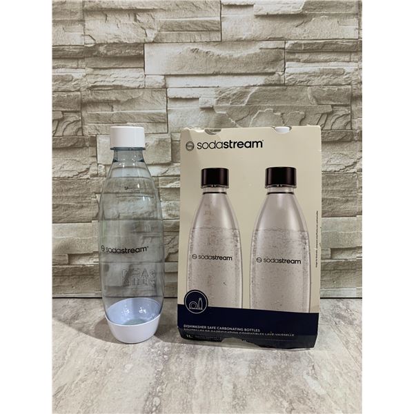 Lot of 2 Soda Stream Bottles 1L