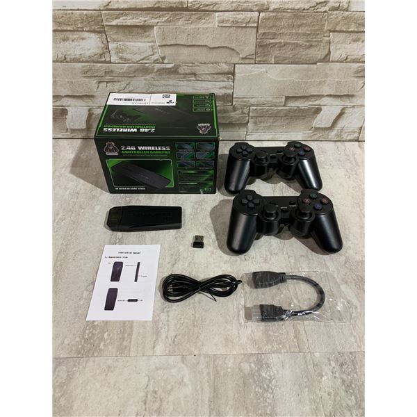 Retro Gaming Stick Plug And Play Wireless With 2 Remotes Lots of Games