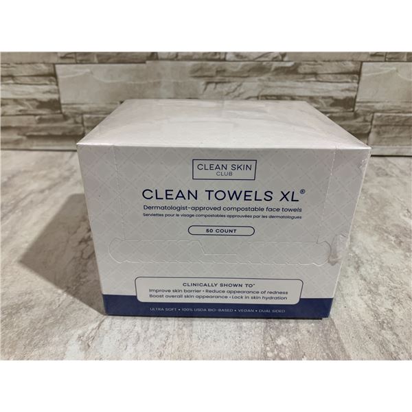 Clean Skin Club - Clean Towels XL - 50 Count