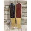 Image 1 : 2 Pcs Wooden Foot File Scraper