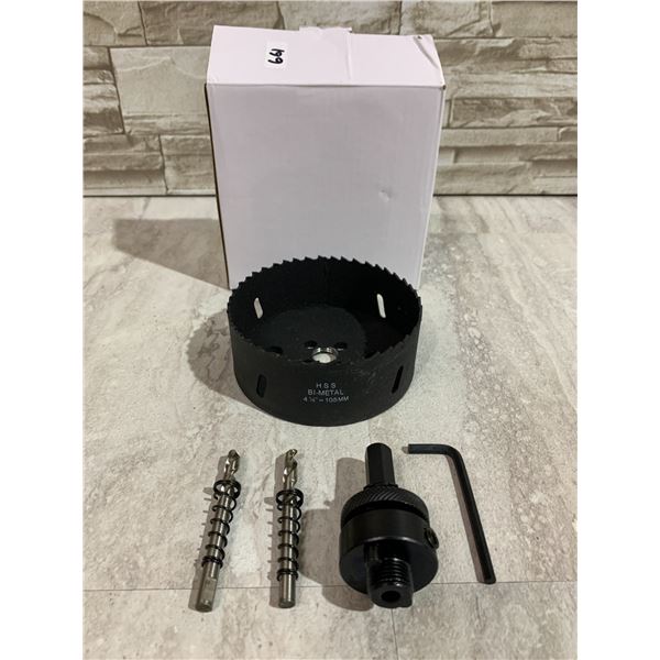 4 1/8 Inch Hole Saw Drill Bit for Metal & Wood