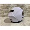 Image 5 : White Full Face Motorcycle Helmet with Sun Visor